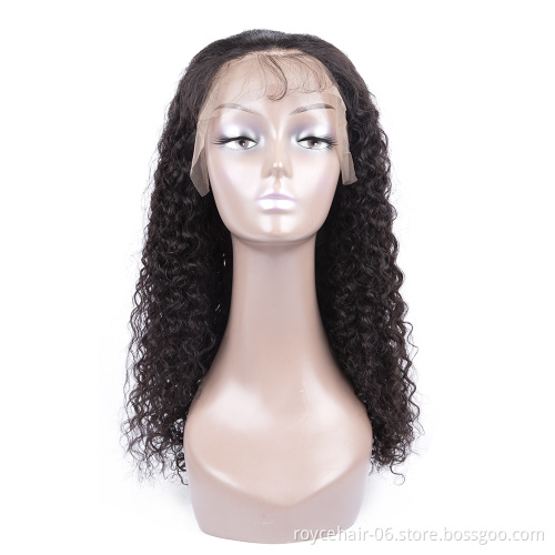 Bleach Knots China Human Hair Italy Curl 6x13 Lace Wigs from China